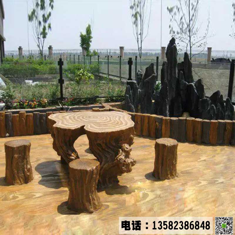 水泥仿木雕塑的特点优势